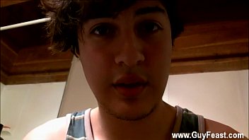 Preview 1 of Japan Buv - Homemade hairy gay bj movie Hunter Tyler Blow His Buddy