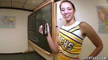 Preview 2 of Cutie Anal Dildo - Teen Student Jerks Off Her Teacher