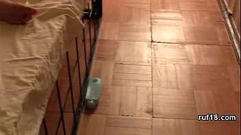 Preview 2 of Desi Two Girl Sex Bf Hindi Audio - Skinny tight teen with big tits banged in her bathroom