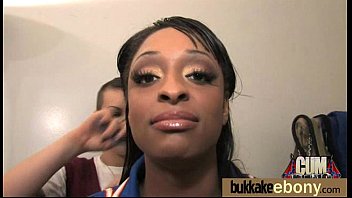 Preview 3 of Aleza Bliss Wwe Xxx - Hot ebony bukkake gangbang 11