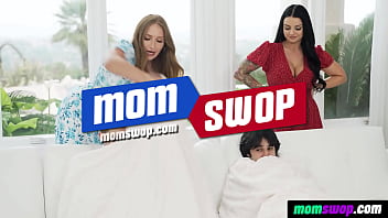 Preview 1 of Bangladeshi Fastime - MomSwop - Boys Prentendig Sick Gets Motivated by Stepmoms
