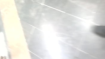 Preview 2 of Xxoamv - upskirt at electric stair
