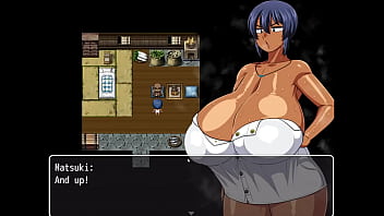 Preview 4 of Suny Leon Sister Xxx - Tanned Girl Natsuki [ HENTAI Game ] Ep.12 he is masturbating his huge BBC outside !
