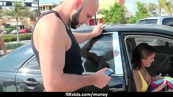 Preview 2 of Rihanna Sam - Amateur hottie takes cash for public sex 13