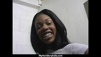 Preview 2 of Xnxx Com20 - Gloryhole Secrets Ebony sucking off strangers POV 5