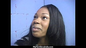 Preview 4 of Xnxx Com20 - Gloryhole Secrets Ebony sucking off strangers POV 5