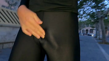 Preview 3 of Hand Jib - Going out in sexy tight sport clothing Public exhibitionist (PREVIEW)