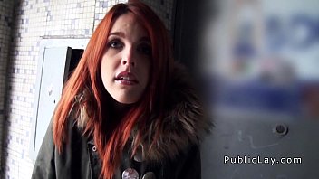 Preview 1 of Bbw Ass Mommy - Redhead Spanish student from public banging