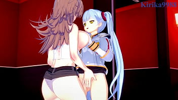 Preview 1 of Paisitas Masturbandose - Ruri Hoshino and Sagiri Sakurai intense lesbian play. - Martian Successor Nadesico &amp_ Super Robot Wars T Hentai