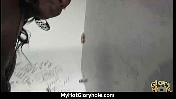 Preview 3 of Angliena Joiele Hollywood Star - Ebony Slut Fucks A White Gloryhole Cock In Her First Interracial Scene 13