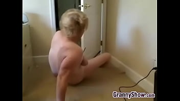 Preview 2 of Her Closet - Kinky Granny a. Her Tits And Masturbates