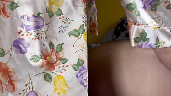 Preview 1 of Husband Porn Dominatrix Cage - A fat virgin man lost his virginity to a married MILF and cumming in her pussy big creampie