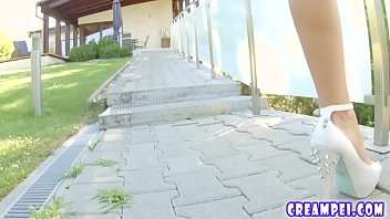 Preview 1 of Asian Creample - Brunette works a dick until she is filled with cum