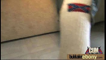 Preview 3 of Xxx Sace Yras - Ebony girlfriend takes huge loads of cum on her face 9