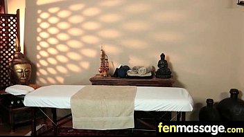 Preview 1 of Heat Of - Massage Girl Sucks the Tip for a Tip 15