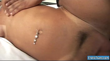 Preview 4 of Punk Facial Hd - Lusty tranny Hilda in red stockings asshole slammed hard