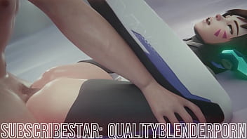 Preview 2 of Gay Door - D.va Fucked Hard And Creampied