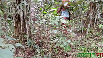 Preview 3 of Hindi Kuwari Porn - Cought having sex with a farmer in the forest