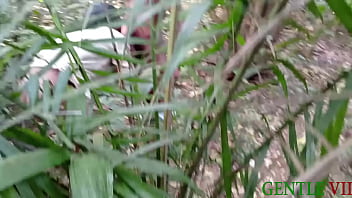Preview 4 of Hindi Kuwari Porn - Cought having sex with a farmer in the forest