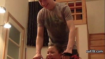 Preview 3 of Mother In Salon - Kinky teen harsh amateur bdsm of naughty
