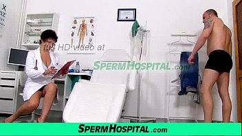 Preview 1 of Hardcore Amateur Anal Sex - Busty milf doctor Greta sexy uniform and wankjob