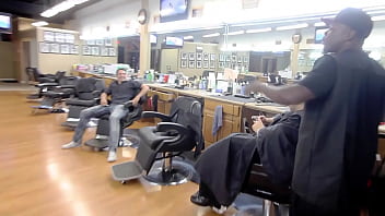 Preview 1 of Paly Xxx Video - ORGY at the BarberShop : MIAMI FADES