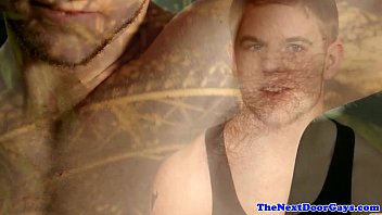Preview 1 of Bong Throat - James Roxxbury tugging his wild cock