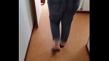 Preview 2 of Daddy Fucks Little Dauuhter - hot ass in jeans
