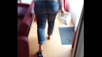 Preview 3 of Daddy Fucks Little Dauuhter - hot ass in jeans