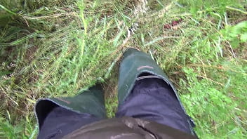 Preview 2 of Shenale - Bellas Green Rubberboots
