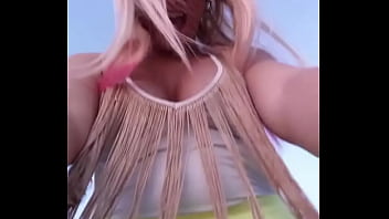 Preview 4 of Nude Teen Age - Loira mostra sua amiga gorda xoxota - BR