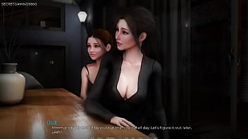 Preview 2 of Nerdy Sexy Aymee - Sharing Bed With His Tight Pussy Stepsis| Lucky Dude Loves Chilling With His Sexy Stepsis - Desirium 05 3D Hentai Porn Game