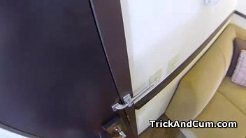 Preview 1 of Son Mom Frist Time - Annika takes giant dick for a blow and good fuck