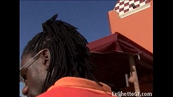 Preview 1 of Ercgamjln - Big black cock cums on ghetto girls face