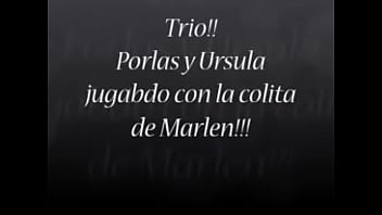 Preview 1 of Polise Sex Vidos - Trio jugando con la colita de Marlen