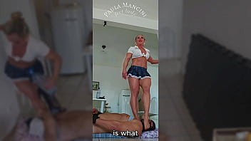 Preview 2 of Ufym Black - Trampling cruelly on brat
