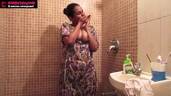 Preview 3 of Tit Fucked Latina - Indian Amateur Babes Lily Masturbation Sex In Shower