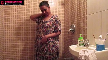 Preview 1 of Tit Fucked Latina - Indian Amateur Babes Lily Masturbation Sex In Shower