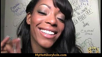 Preview 1 of Adrianahd - Sexy ebony enjoying gloryhole 24