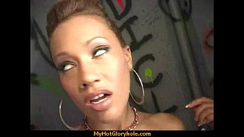 Preview 4 of Sucking Cock While Dildoing - Sexy ebony enjoying gloryhole 10