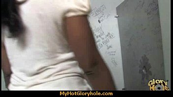 Preview 1 of Sexx Aess - Sexy ebony enjoying gloryhole 14