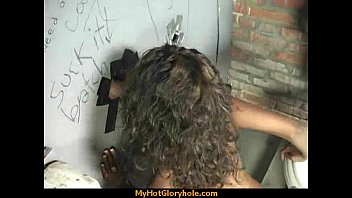Preview 2 of Evie Mouth Got Stuffed - Sexy ebony enjoying gloryhole 28