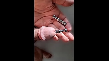Preview 2 of Horny Sluts Turn - jpfrenchiebdsm - playing with new urethral plugs
