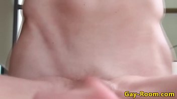 Preview 4 of Blow Dirty Talk - Tattooed twink rams friends butthole