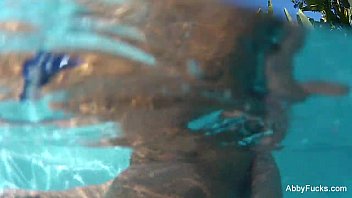 Preview 4 of Dl Film Super Khareji - Abigail Mac pool fun