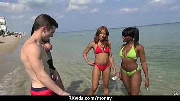 Preview 2 of Out Masochist - Hot sexy amateur babe needs a lift and takes cash 5