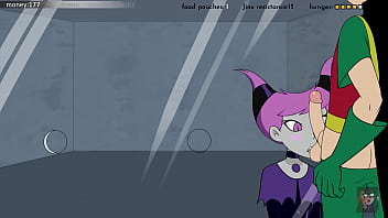 Preview 1 of Wife With Big Boos - A Raven le gusta que la coja fuerte y someto a Jinx para venirme en su boquita | 18TITANS | CAPITULO 7 EN ESPA&Ntilde_OL