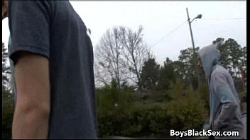 Preview 2 of European Gets Raped - Black Muscular Dudes Fuck White Gay Boys 10