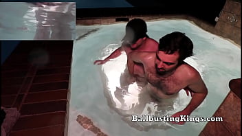 Preview 3 of Long Hair Punjabi Women - Hot Tub Ball Domination PIP