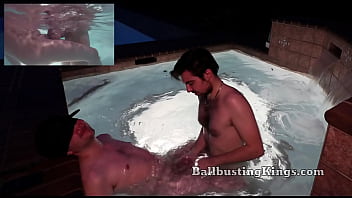 Preview 4 of Aunt Hornie - Hot Tub Ballbusting PIP